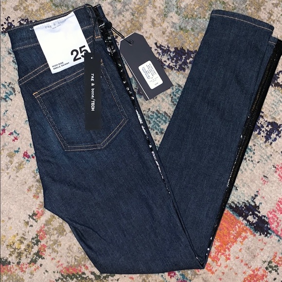 rag & bone Denim - RAG & BONE Mad River Tux High Rise Skinny Jeans